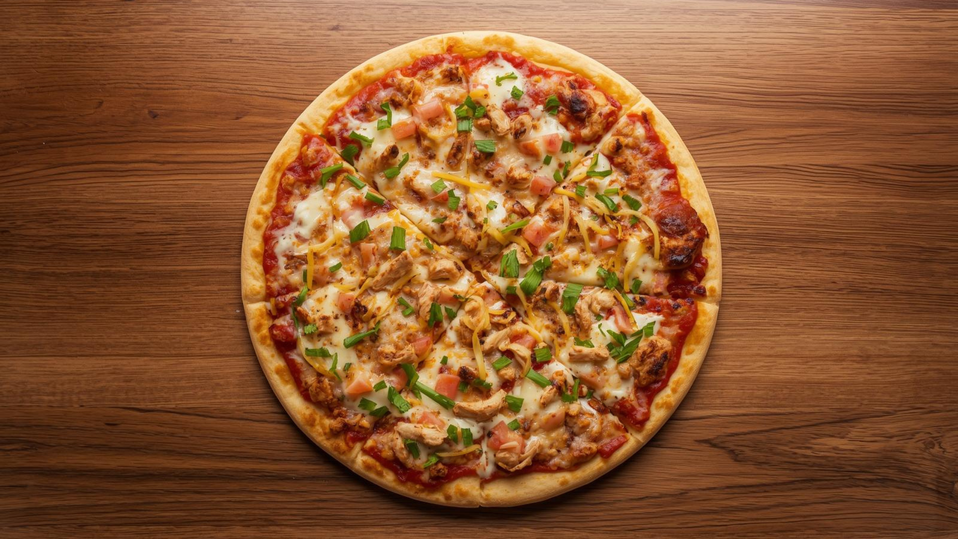 BBQ Chicken Ranch Pizza