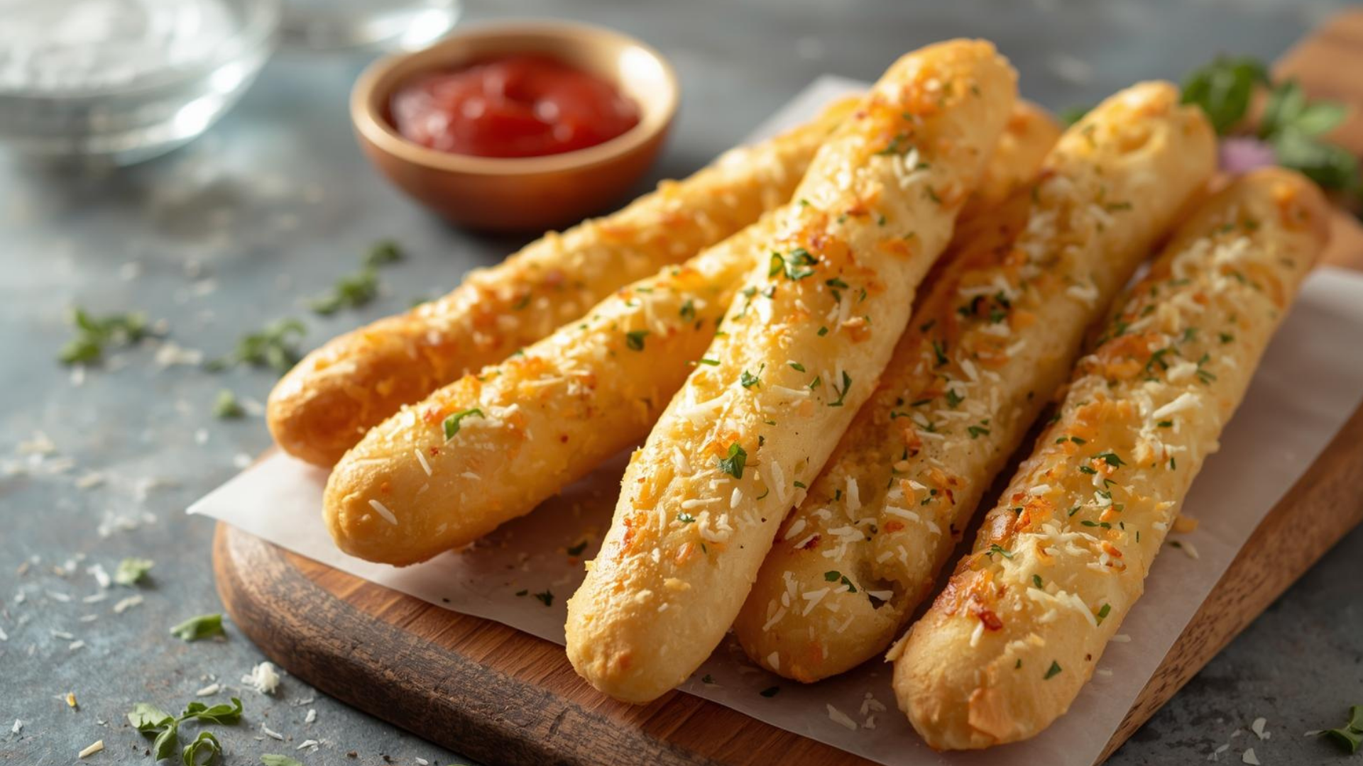 Garlic Parmesan Breadsticks