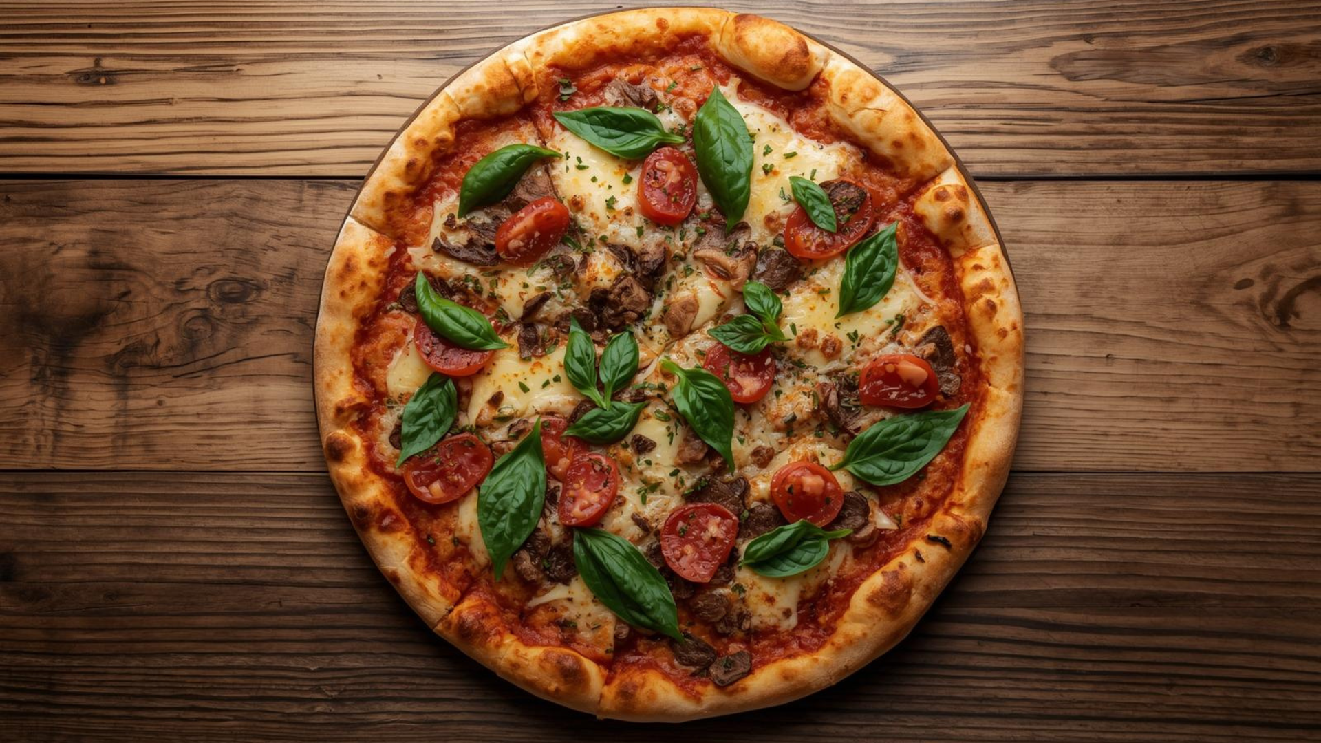 F&B Black & Brown House Special Pizza